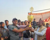 सिसोलर ने खम्हरिया को एक विकेट से हराकर जीती ट्रॉफी