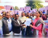 चमार महासभा ने सुल्तानपुर में किया प्रदर्शन 