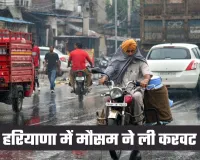 Haryana Weather: हरियाणा में मौसम ने ली करवट, 18 जिलों में बारिश-ओलावृष्टि का अलर्ट