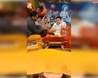 व्यास पीठ की पूजा अर्चना की गई 