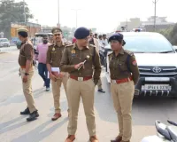 सड़क पर उतरे पुलिस अधीक्षक,  यातायात  के नियमों का उल्लंघन करने वाले  चालकों पर होगी कार्रवाई