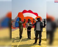 ब्रिगेडियर उपेन्द्र सिंह कांदिल के नेतृत्व में एनसीसी ग्रुप  द्वारा पैरासेलिंग एडवेंचर एक्टिविटी का भव्य शुभारंभ