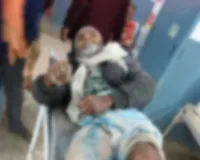 झटका मशीन की चपेट में आने से बुजुर्ग की मौत