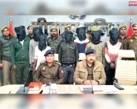 चोर गैंग का भंडाफोड़ हिस्ट्रीशीटर सहित 7 आरोपी गिरफ्तार 9 चोरियों का खुलासा, ढाई लाख का सामान बरामद  