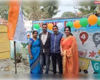 नारायणी फॉउण्डेशन द्वारा ध्वजारोहण