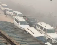 महराजगंज : ठूठीबारी बाईपास सड़क जाम , पुलिस व्यवस्था दिखी नदारत