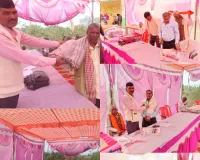 चेरवाडीह में गरीबों को बांटे गये कंबल, पाकर हुए लोग गदगद