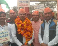 युवा संघर्षशील समाज सेवी लकी लोहार उर्फ अखिल विश्वकर्मा ने चुनावी बिगुल बजते ही शुरू की गांवों की पदयात्रा..जहां