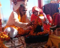 नर्मेदेश्वर महादेव मंदिर गौरा में विशाल भंडारे का भव्य आयोजन