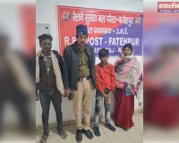 सीसीटीवी निगरानी से लावारिस बालक को सुरक्षित माता-पिता को सौंपा गया