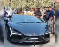 कानपुर हादसा: बाइक सवार को टक्कर मारने वाली लैम्बोर्गिनी का चालक तंबाकू कारोबारी का बेटा निकला, शिवम मिश्रा की पहचान