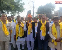 राष्ट्रीय संत गाड़गे महाराज की धूमधाम से निकाली भव्य शोभायात्रा