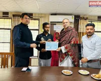 विधायक विनय वर्मा ने 09 किसान परिवारों को 30 लाख रुपये की सहायता राशि के चेक को किया वितरित