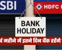 Bank Holidays: मार्च महीने में इतने दिन बैंक रहेंगे बंद, देखें छुट्टियों की पूरी लिस्ट