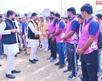 हरैया  नगर पंचायत में स्व. रणजीत सिंह स्मृति क्रिकेट टूर्नामेंट का हुआ भव्य शुभारंभ