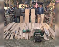 सीमावर्ती क्षेत्र में अवैध सागवान चिरान पर बड़ी कार्रवाई, एसएसबी व वन विभाग की संयुक्त छापेमारी