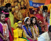 ओबरा में श्रीकृष्ण-रुक्मिणी विवाह की सजीव झांकी देख भाव-विभोर हुए श्रद्धालु, जयकारों से गूंजा पांडाल