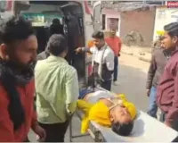 कुदरहा ब्लॉक परिसर में युवक की पिटाई