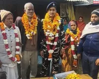 विजय कुमार वर्मा की SSB में तैनाती:बलरामपुर के चमरूपुर गांव में हुआ जोरदार स्वागत ।