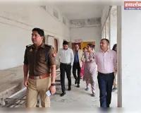 यूपी बोर्ड परीक्षा को लेकर एडीएम सहित अन्य अधिकारियों ने परीक्षा केंद्रों का किया निरीक्षण