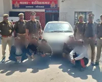 शक्तिनगर पुलिस को मिली बड़ी कामयाबी , चोरी की कार सहित 05 अभियुक्त गिरफ्तार