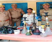 गोविंदनगर के अवैध हुक्काबार में युवाओं को परोसा जा रहा था नशा, पुलिस ने पकड़ा 