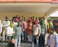 नगर पंचायत बिस्कोहर में होली मिलन समारोह हुआ संपन्न