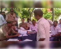 बाजार शुक्ल थाना प्रांगण में समाधान दिवस आयोजित