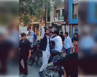 रामनवमी के पूर्व संध्या पर  भव्य शोभायात्रा निकाली 