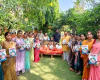 महंत 108  बलबीर गिरि  महाराज ने कैंब्रिज विद्यालय के वार्षिक पत्रिका 'ऋयसा' का  विमोचन