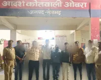 ओबरा पुलिस ने किया  बड़ी कार्रवाई सार्वजनिक स्थान पर जुआ खेलते 07 अभियुक्तगण गिरफ्तार