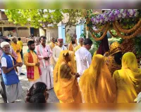 गायत्री साधना से जुड़कर मानव कल्याण का संदेश दे रही कलश यात्रा - अशोक शर्मा 