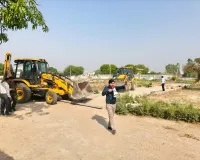कानपुर में केडीए की बड़ी कार्रवाई: बिठूर के गिन्नी विहार में अवैध कॉलोनी पर चला बुलडोजर