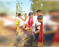 सम्पर्क मार्ग का भव्य शिलान्यास कार्यक्रम हुआ संपन्न