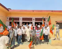 बिस्कोहार  में भाजपा ने चलाया 'गांव बस्ती चलो' अभियान
