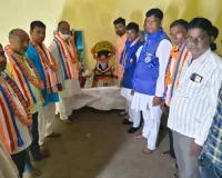 भगवान बुद्ध की प्रतिमा  स्थापित की गई