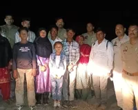 विजयगढ़ किला जंगल में भटके 10 श्रद्धालु  सर्च ऑपरेशन के बाद सकुशल बरामद