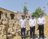 ऑपरेशन दहन के तहत अवैध शराब के विरुद्ध बड़ी कार्यवाही, थाना हाथीनाला पर मुकदमाती माल का विधिक निस्तारण