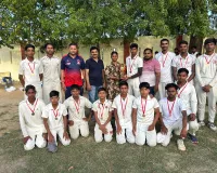 स्टेडियम भदोही के क्रिकेट खिलाड़ी आदित्य बने मैन ऑफ मैच