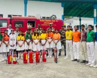 डीएवी पब्लिक स्कूल के विद्यार्थियों को  दिया गया अग्नि शमन प्रशिक्षण