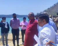 अनियमितताओं की खबर का  मत्स्य मंत्री ने लिया संज्ञान,ओबरा बांध सहित रिहंद बांध  का किया निरीक्षण