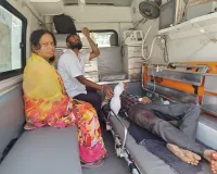 बस्ती जिले में एएलएस एंबुलेंस सेवा गंभीर मरीजों के लिए वरदान हो रही साबित
