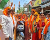 झूंसी में नारी शक्ति का प्रदर्शन: स्कूटी रैली के साथ ‘नारी शक्ति बंधन’ कार्यक्रम संपन्न