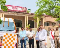 सोमनाथ स्वाभिमान पर्व के अवसर पर बस को हरी झंडी दिखाकर किया गया रवाना