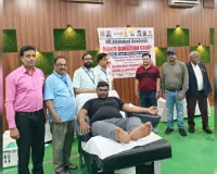 ब्लड बैंक के संयुक्त शिविर में 37 यूनिट रक्त संग्रह
