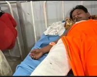 रहीमाबाद में आमने-सामने बाइक टक्कर