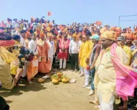 हाथी-घोड़े-ऊंट के साथ निकली भव्य 2100 कलश यात्रा