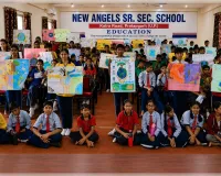 न्यू एंजिल्स स्कूल में पृथ्वी दिवस का हुआ आयोजन