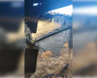 अग्निकांड में दो परिवारों की गृहस्थी हुई खाक