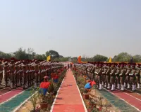 पुलिस लाइन चुर्क, सोनभद्र में 485 रिक्रूट आरक्षियों की भव्य दीक्षांत परेड सम्पन्न